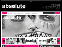 Tablet Screenshot of absolutepr.com.sg